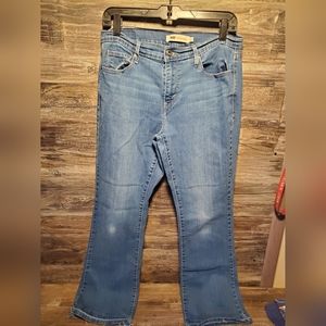 Levi's 515 Boot Cut Jeans Women's Size‎ 10  Mid-Rise Medium Wash Blue Denim